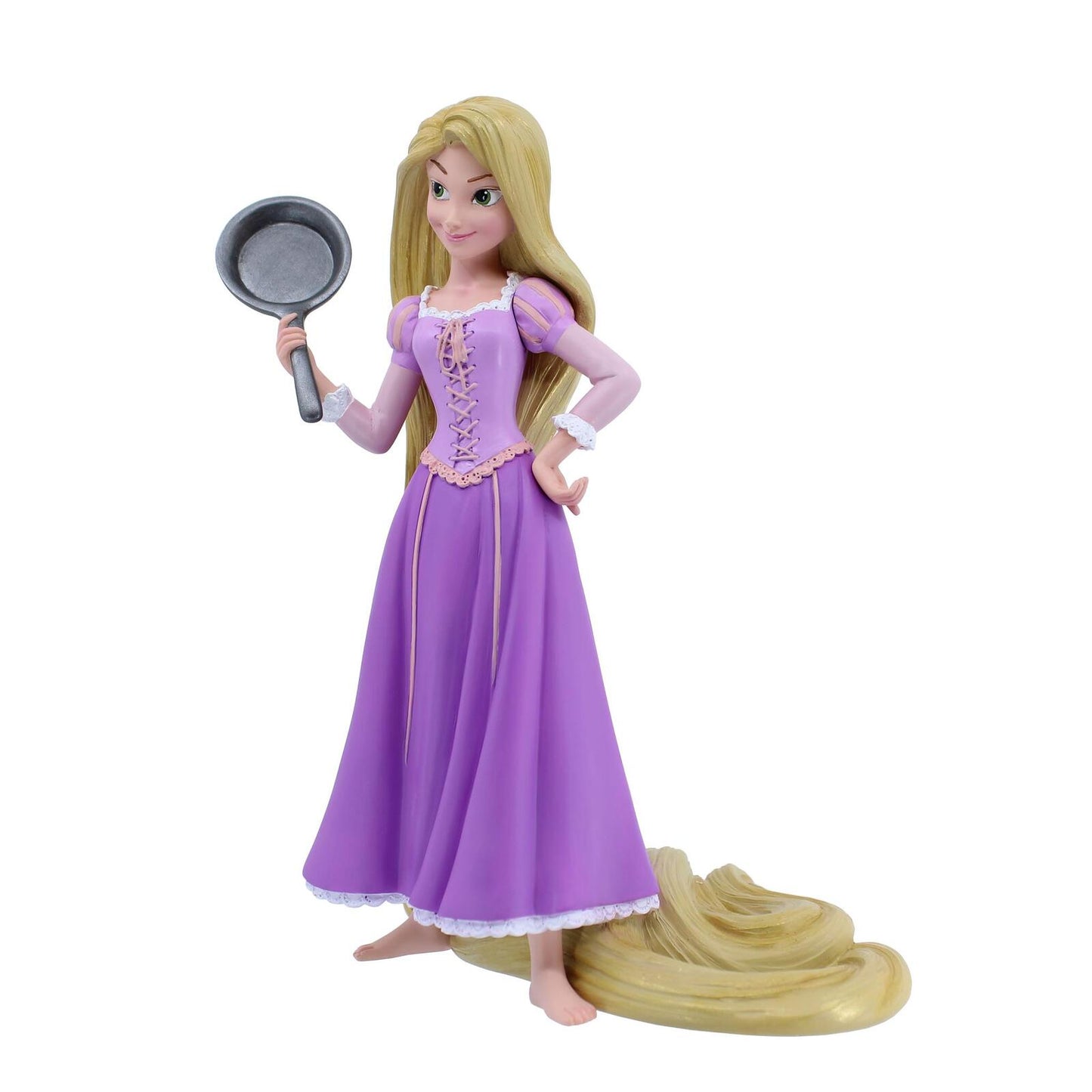 DISNEY SHOWCASE RAPUNZEL HOLDING FRYING PAN