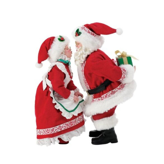 POSSIBLE DREAMS NORTHPOLE SWEETHEARTS SET OF TWO 25CM