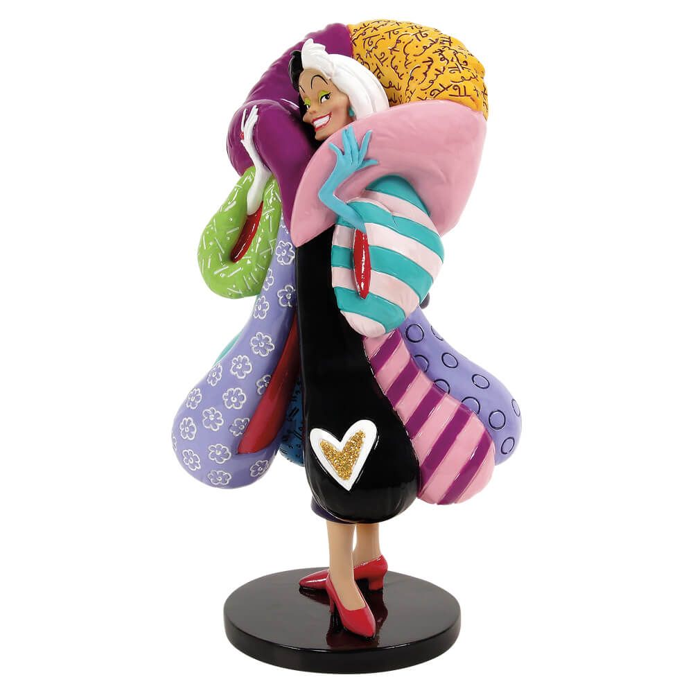 DISNEY BRITTO CRUELLA DE VIL 65TH ANNIVERSARY LARGE FIGURINE