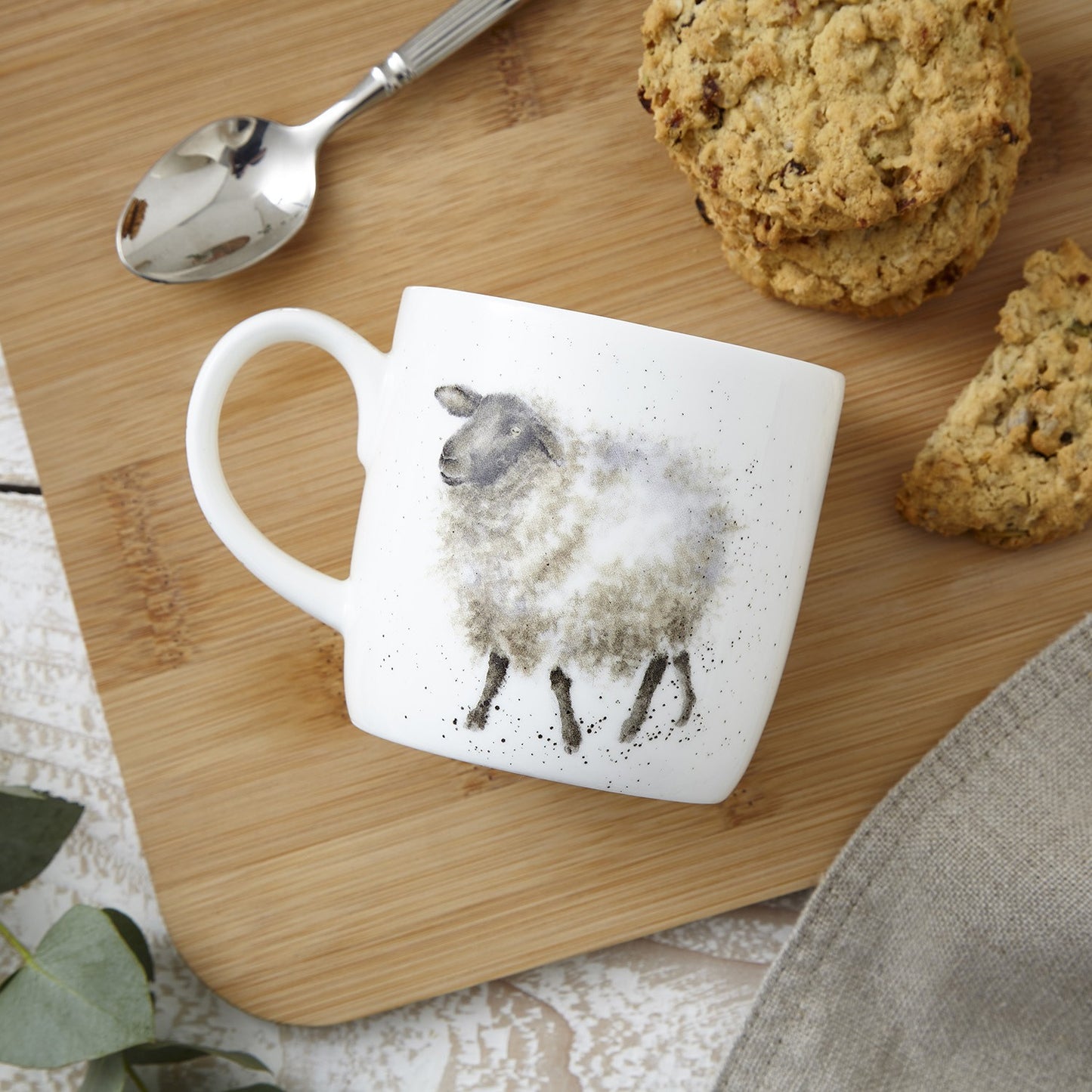 ROYAL WORCESTER WRENDALE MUG SHEEP
