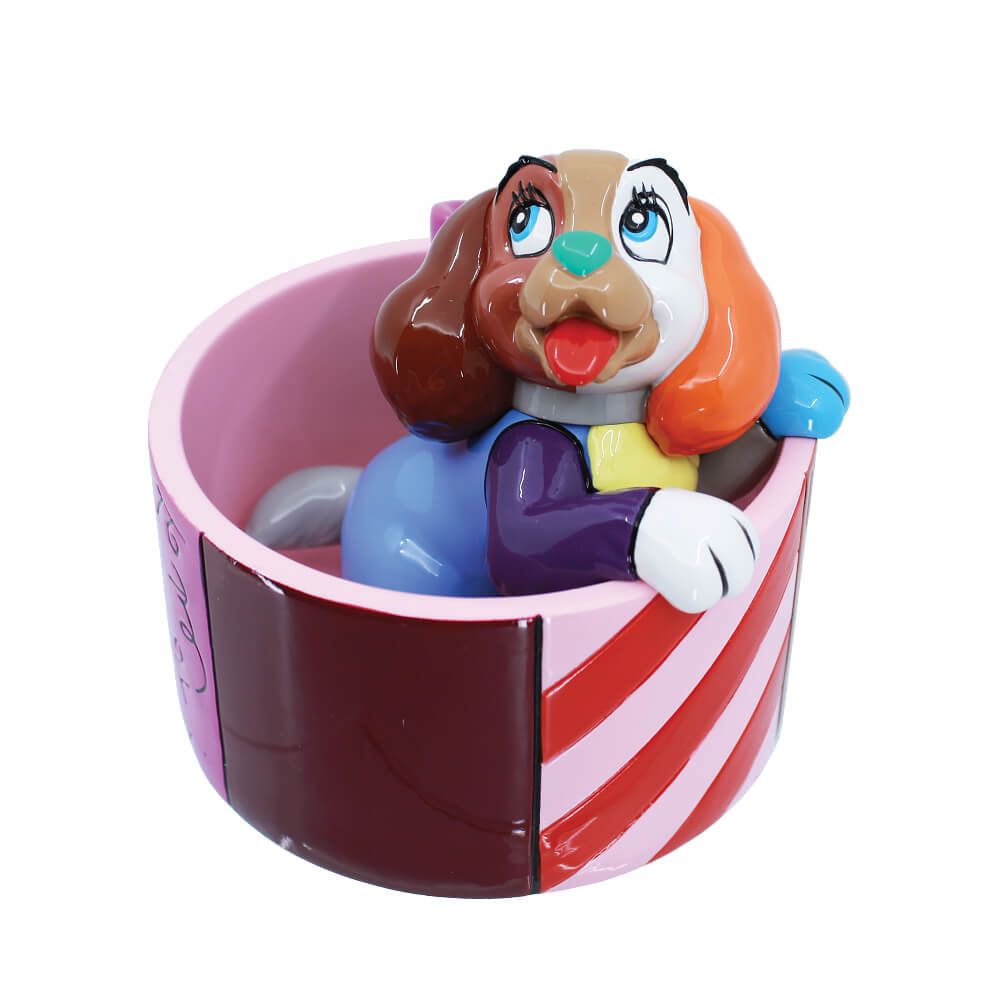 DISNEY BRITTO LADY 70TH ANNIVERSARY MINI FIGURINE
