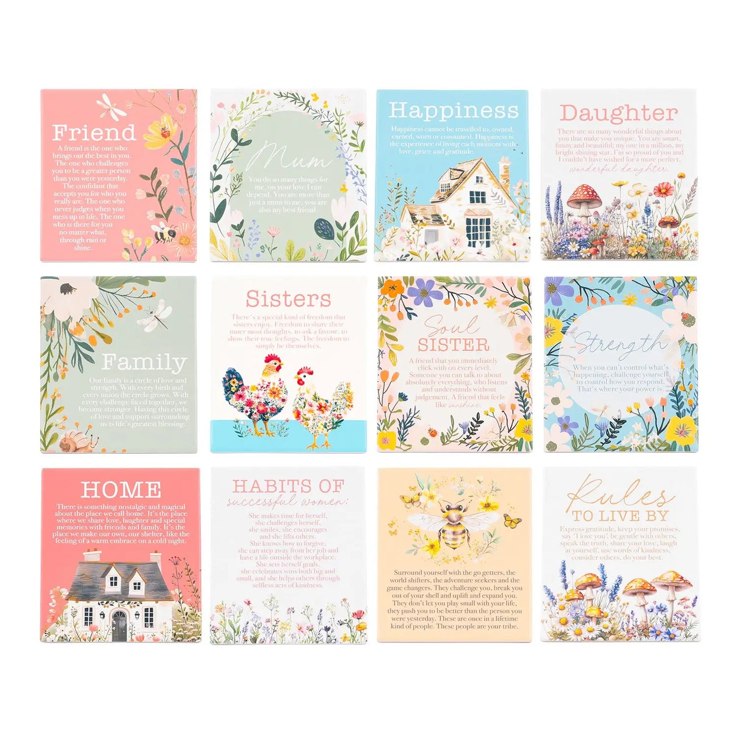 Ceramic Verse Plaque Cottage Grove Mum