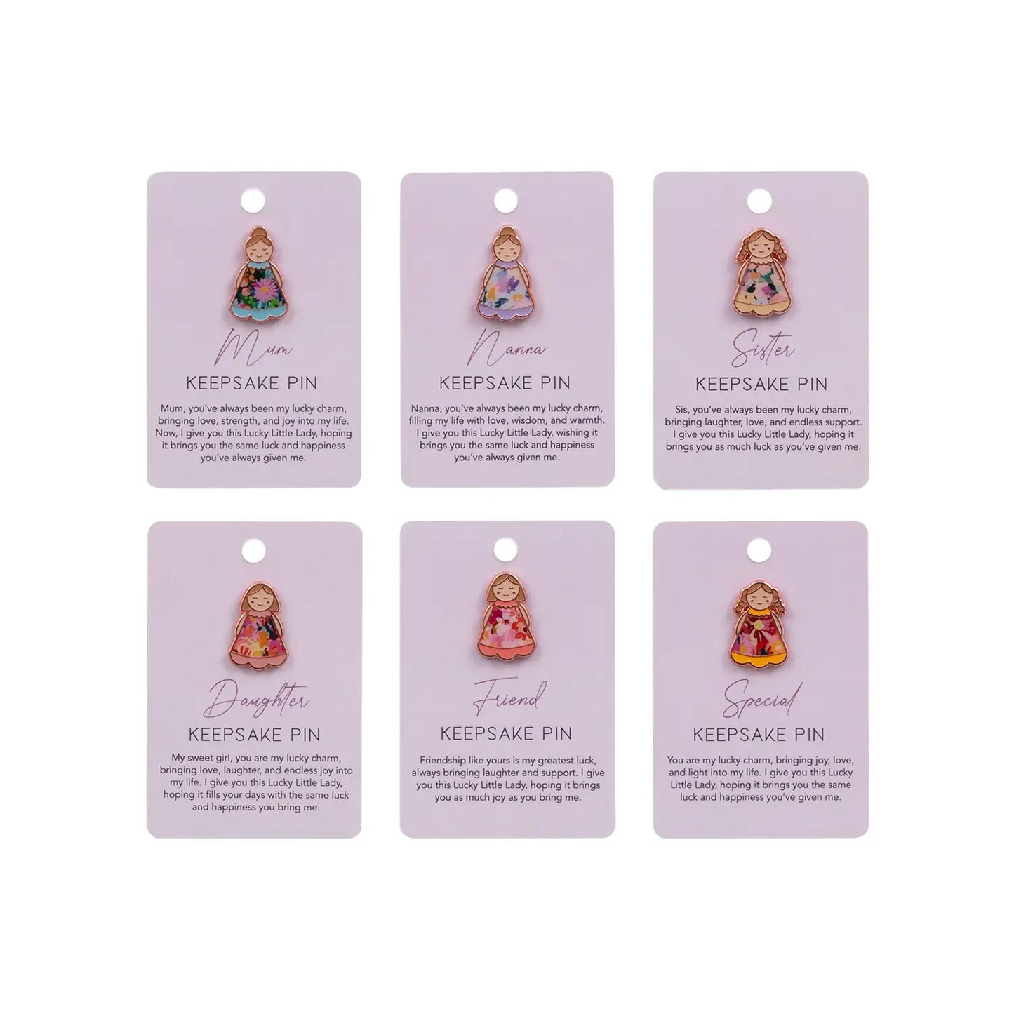 Keepsake Pin Lucky Little Ladies Friend