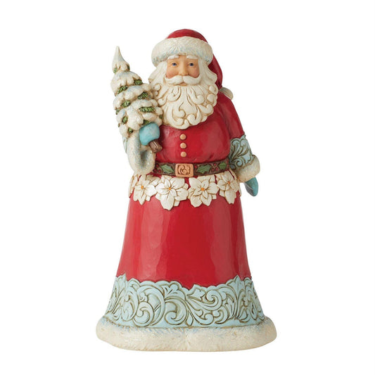 HEARTWOOD CREEK WONDERLAND SANTA WITH TREE 22CM