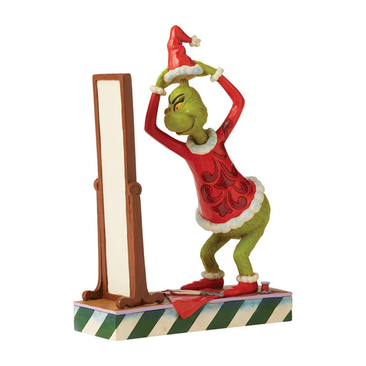 THE GRINCH BY JIM SHORE GRINCH IN SANTA SUIT 22.5CM