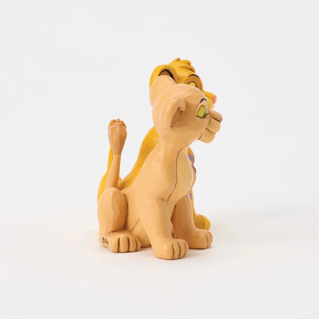 DISNEY TRADITIONS BY JIM SHORE SIMBA & NALA HEART TAILS