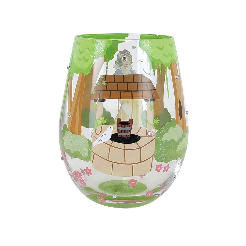 Disney Lolita Stemless Glass Snow White 'Happily Ever After'
