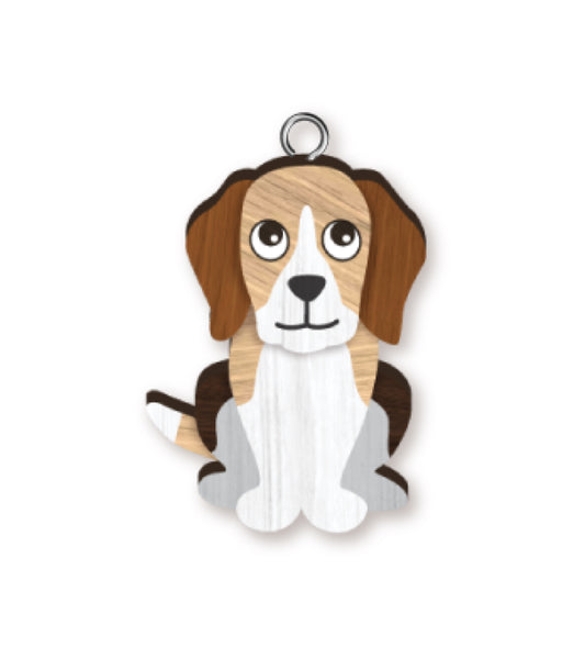 HANDMADE KEYRING BEAGLE