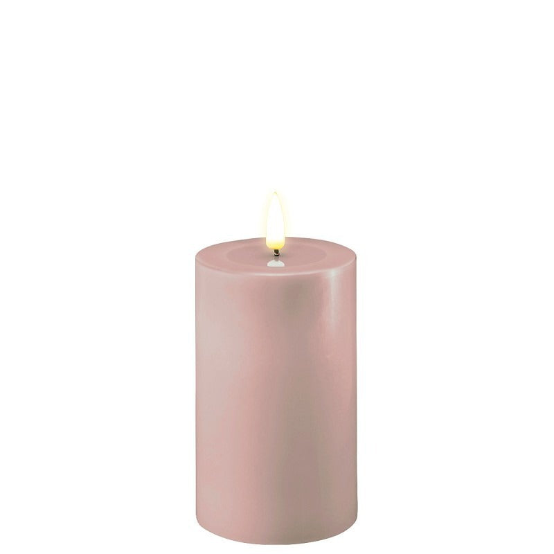 DELUXE HOMEART ROSE LED CANDLE 7.5X12.5CM