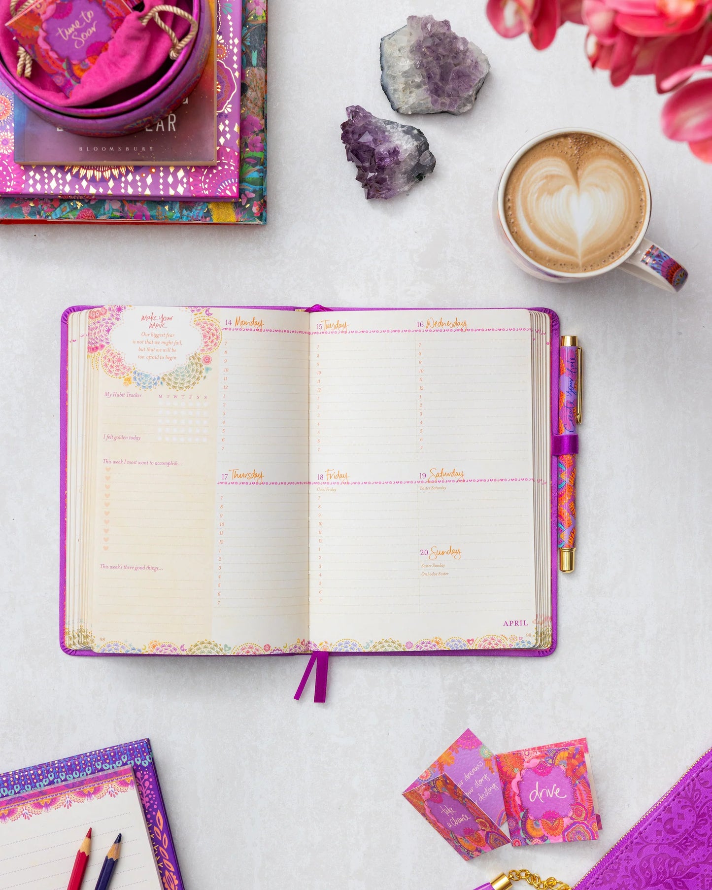 Intrinsic 2026 Diary The year to create magic - Berry Bliss