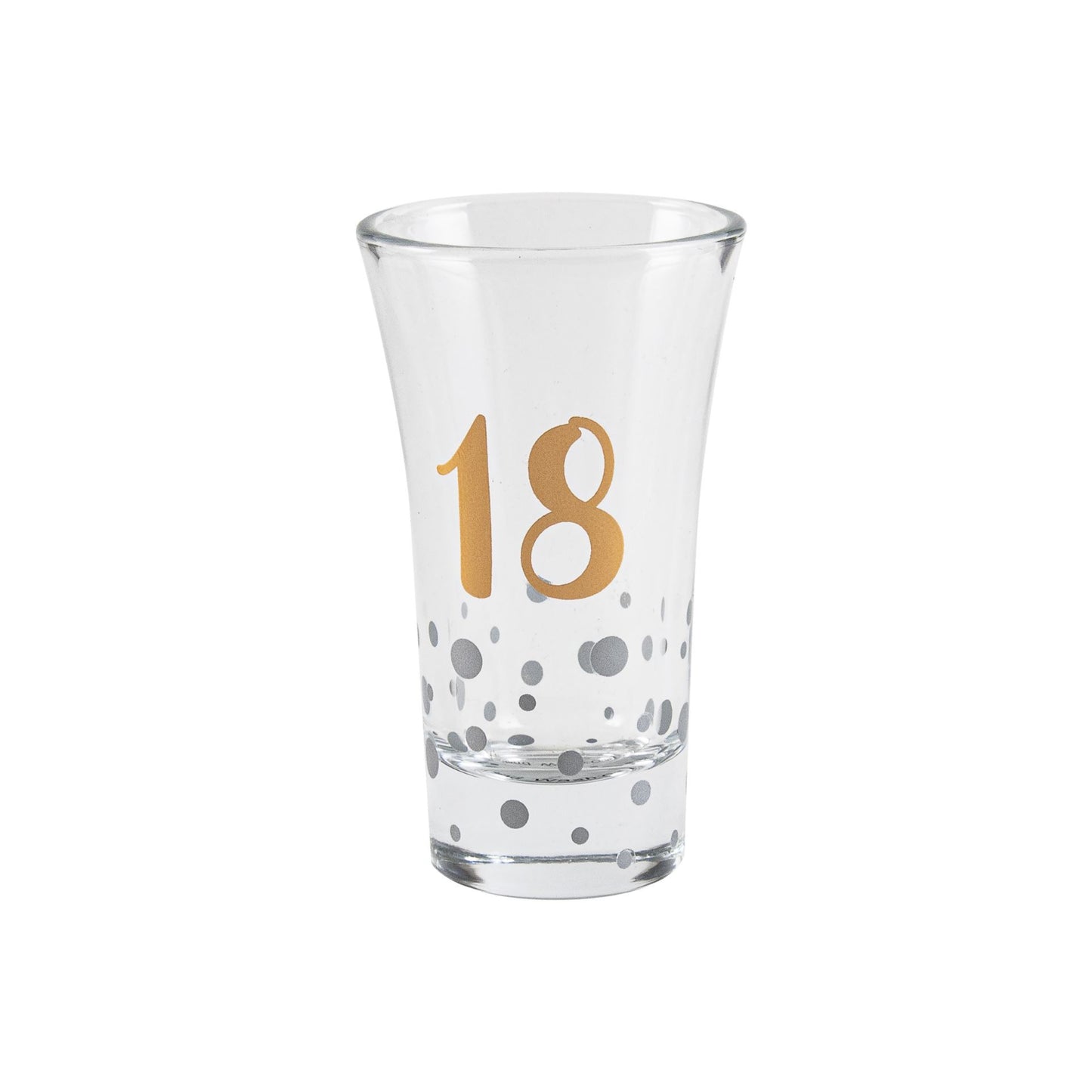 SHOT GLASS ROSE GOLD 18TH BIRTHDAY