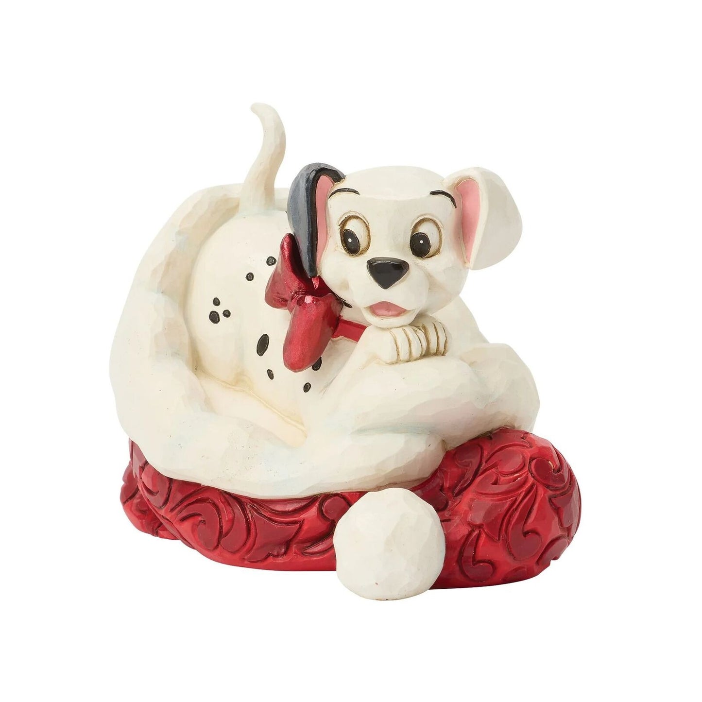 DISNEY TRADITIONS BY JIM SHORE CHRISTMAS 101 DALMATIONS SANTA HAT