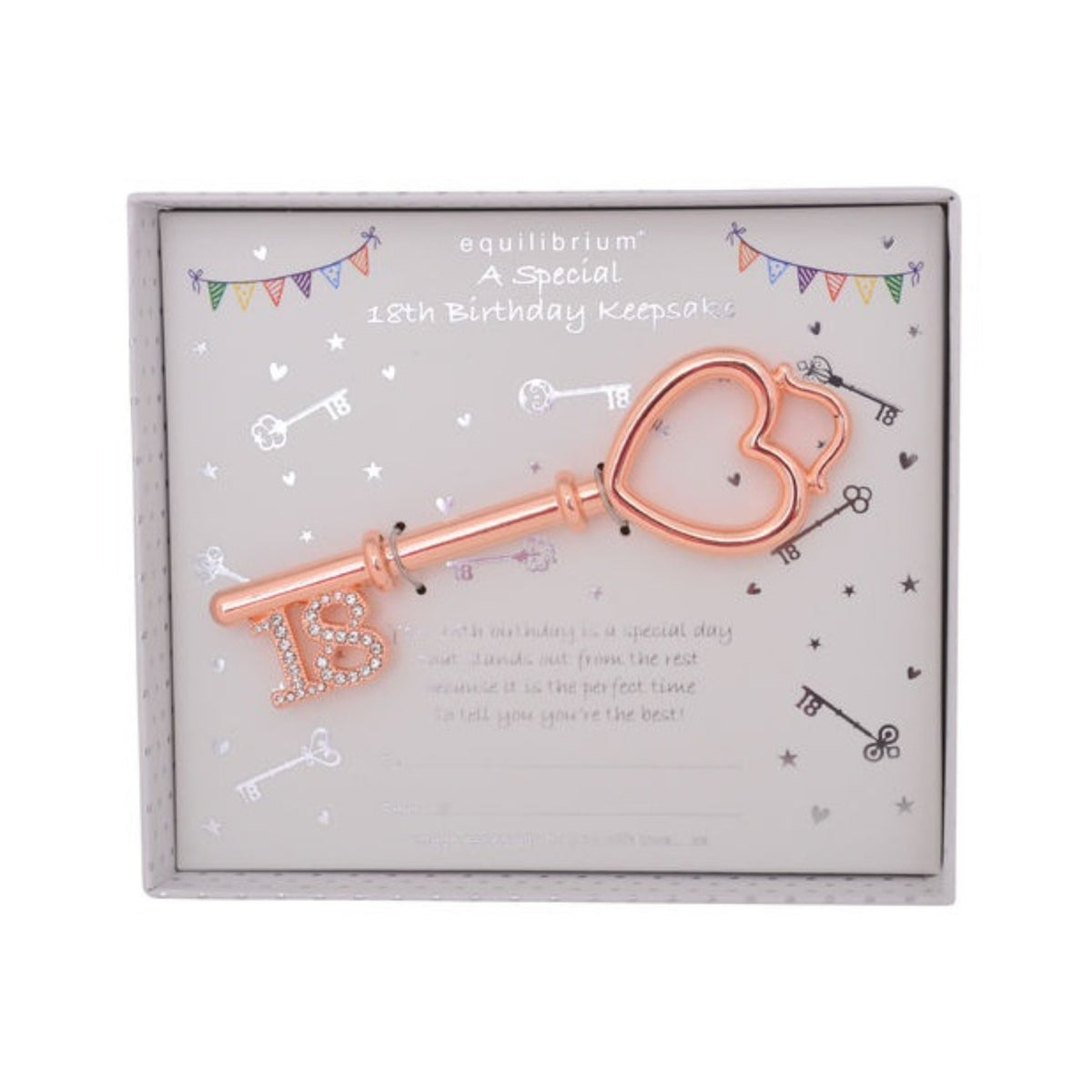 Equilibrium Keepsake Key 18th Birthday