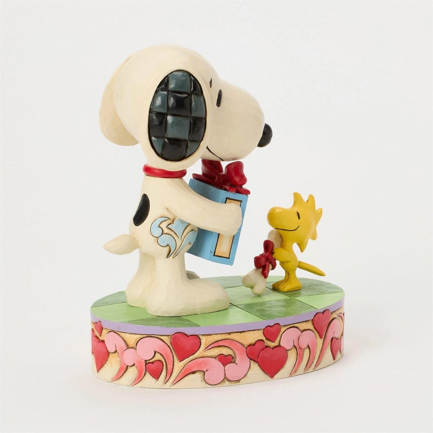 PEANUTS BY JIM SHORE SNOOPY AND WOODSTOCK WITH GIFTS