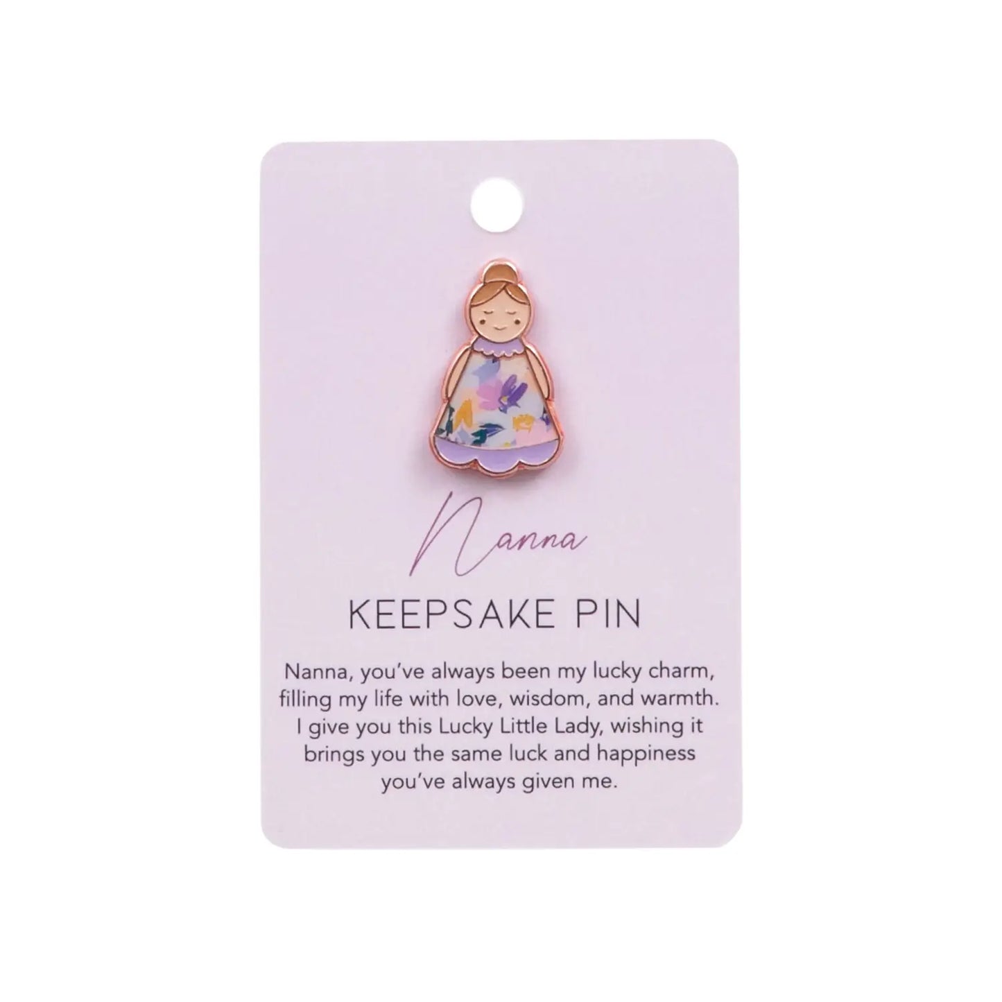 Keepsake Pin Lucky Little Ladies Nanna