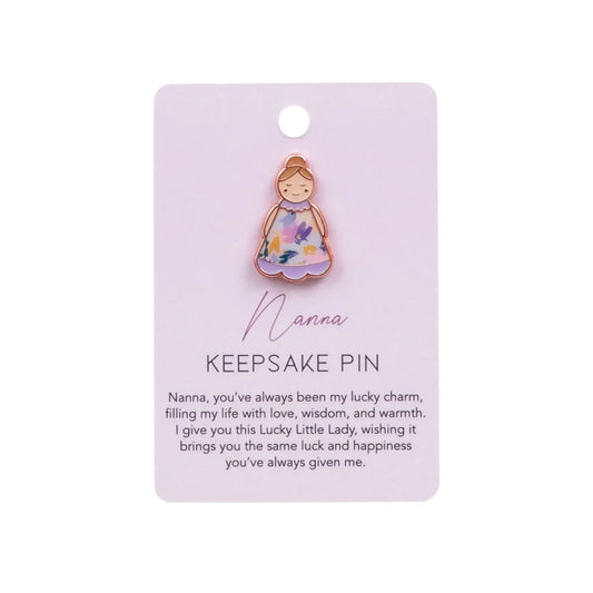 Keepsake Pin Lucky Little Ladies Nanna