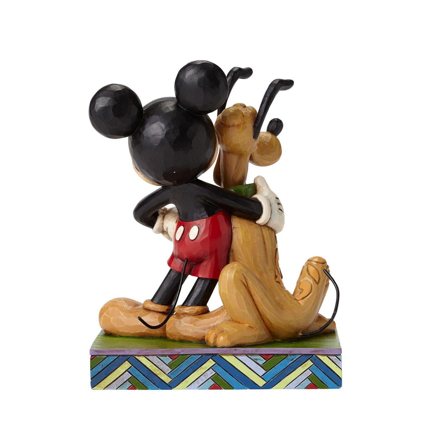 DISNEY TRADITIONS BY JIM SHORE MICKEY & PLUTO 15CM
