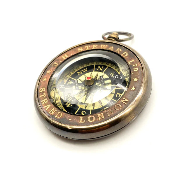 Brass Compass J H Steward