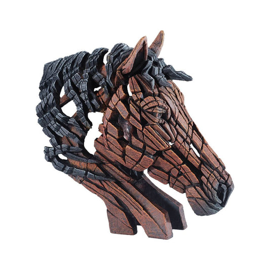 EDGE SCULPTURE MINIATURE HORSE BUST