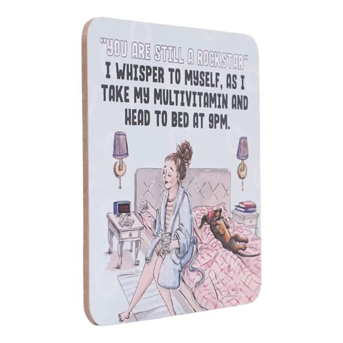 Olive & Co. Rockstar Coaster