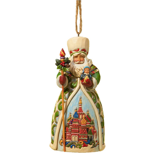 HEARTWOOD CREEK HANGING ORNAMENT RUSSIAN SANTA 12CM