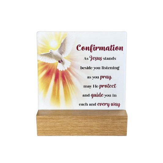 Verse Plaque Fleur Series Confirmation