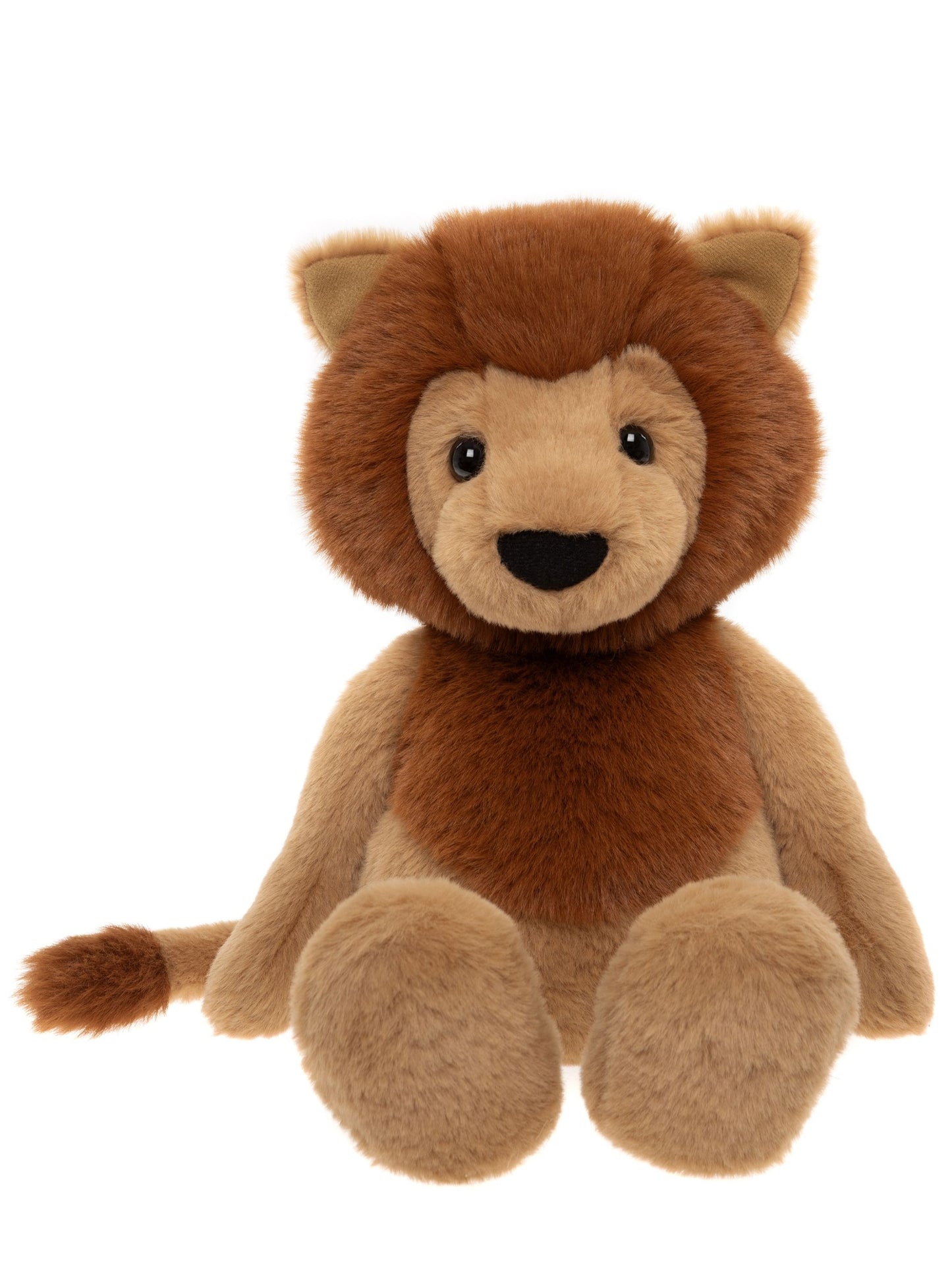 BEAR & ME BY CHARLIE BEARS LEO LION OATMEAL BROWN