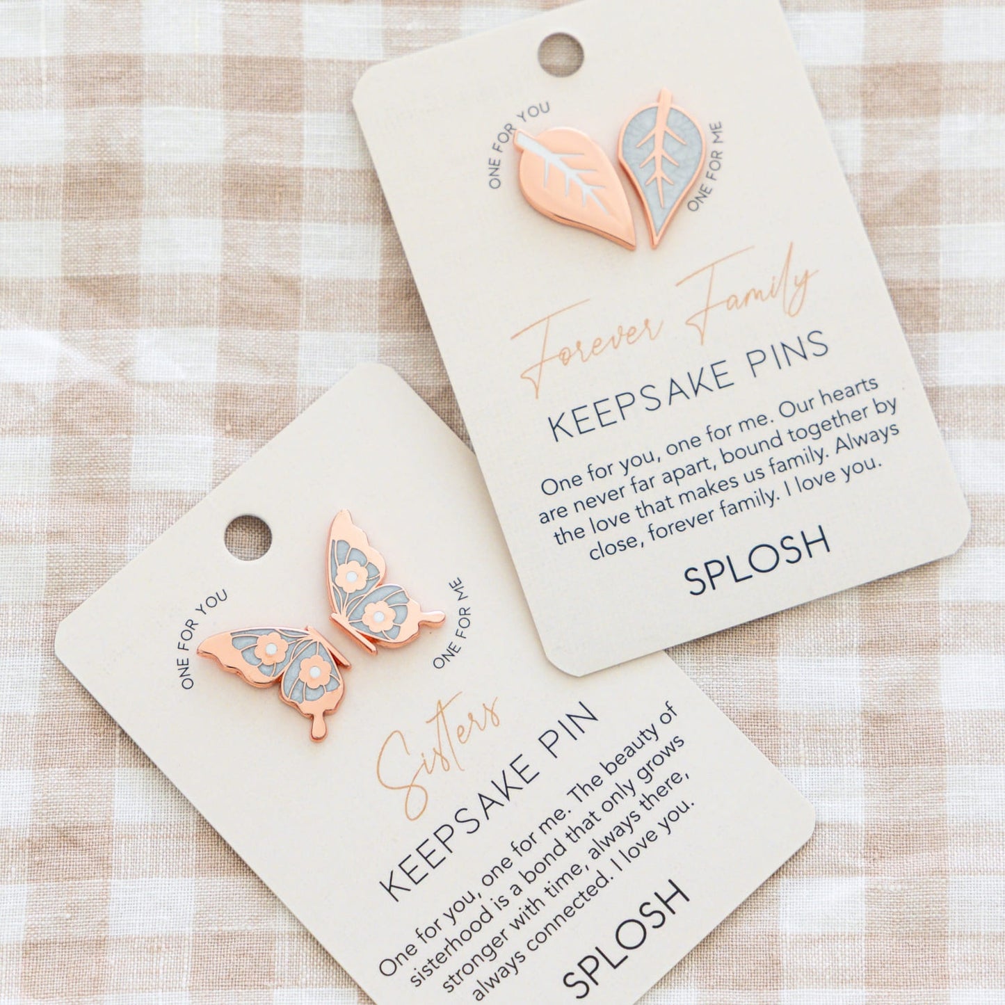 Keepsake Pin Forever Connected Family