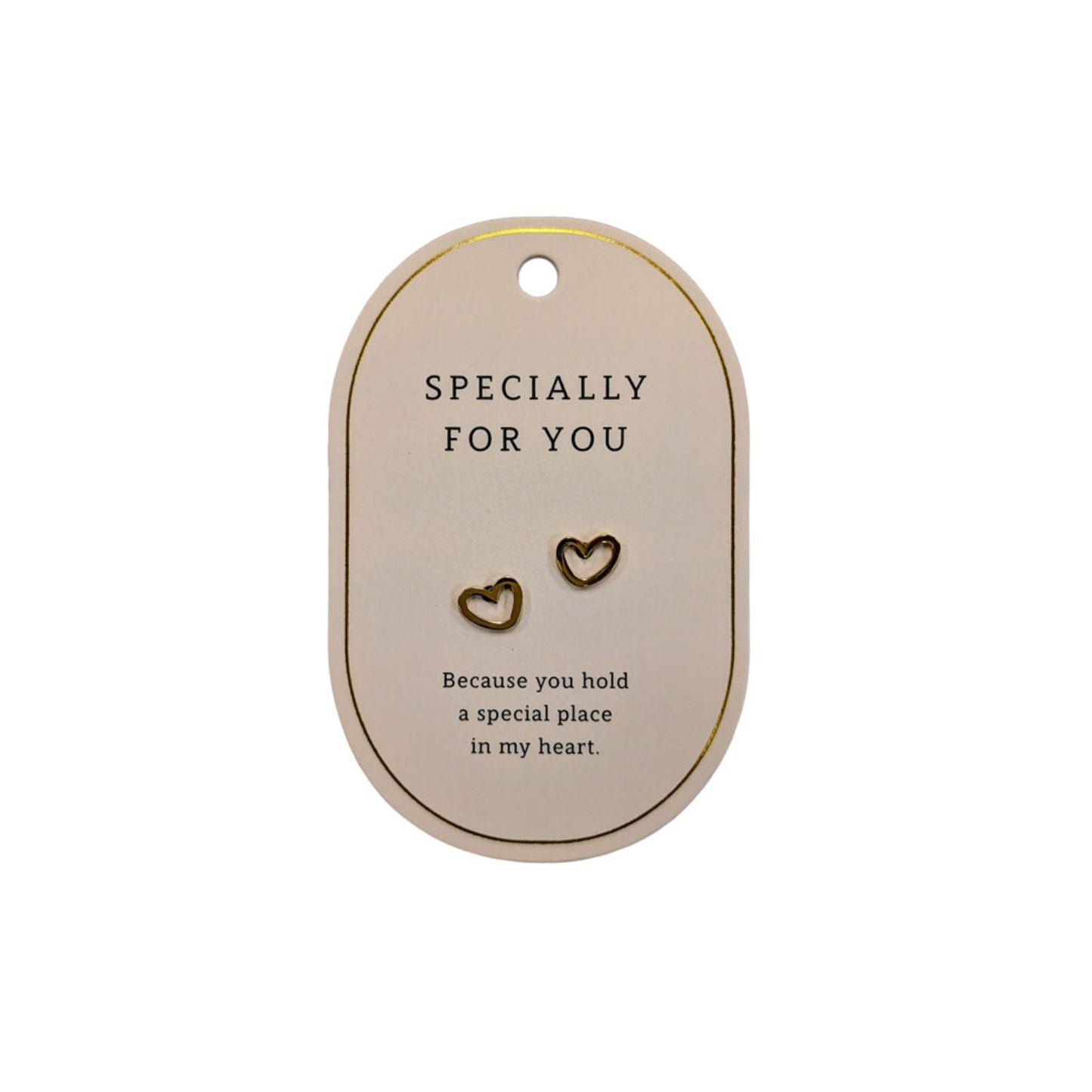 SWEETHEART SPECIALLY FOR YOU GOLD EARRINGS