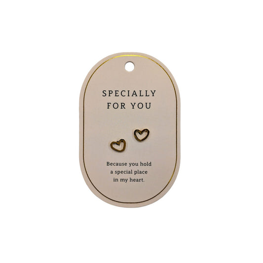 SWEETHEART SPECIALLY FOR YOU GOLD EARRINGS