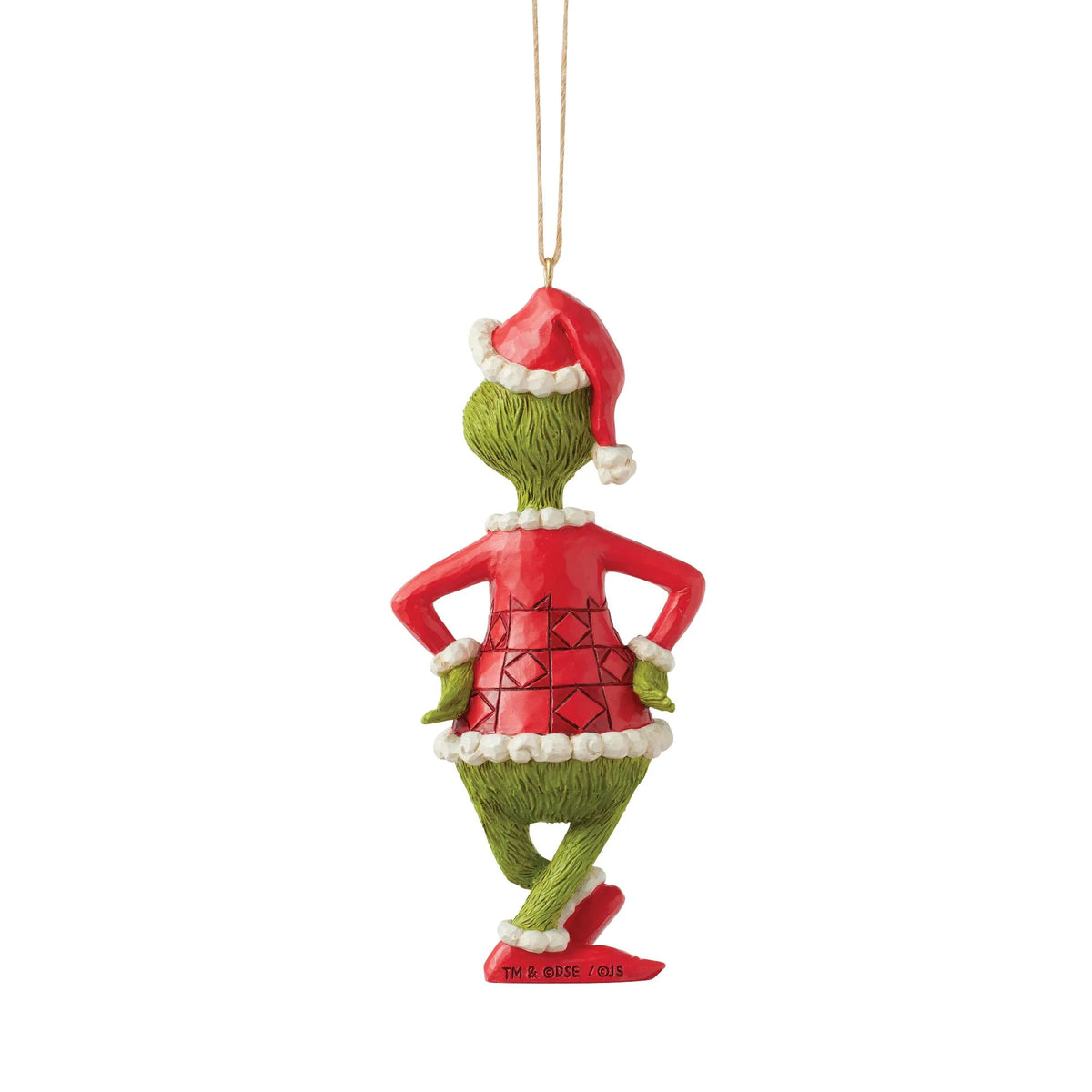 The Grinch By Jim Shore Grinch With Hands On Hips Hanging Ornament