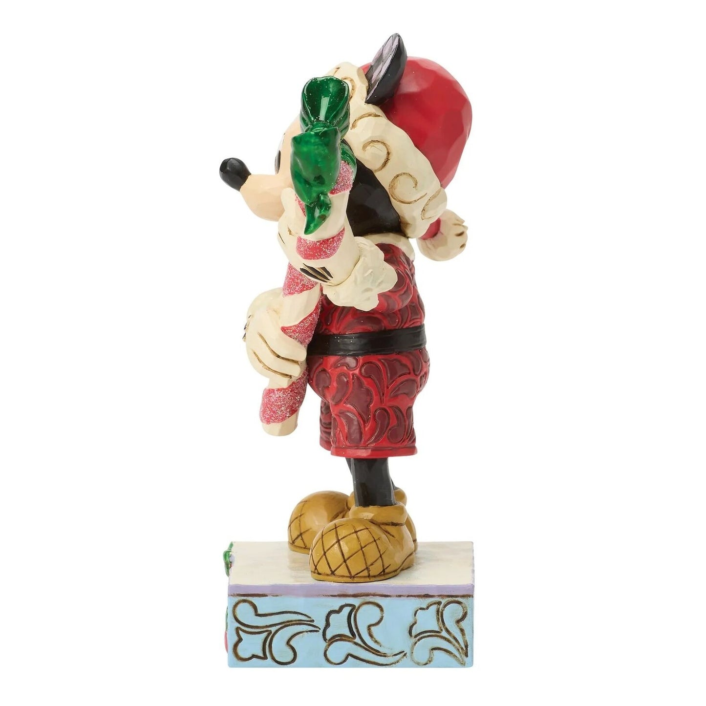 DISNEY TRADITIONS BY JIM SHORE CHRISTMAS MICKEY WITH CANDY CANE