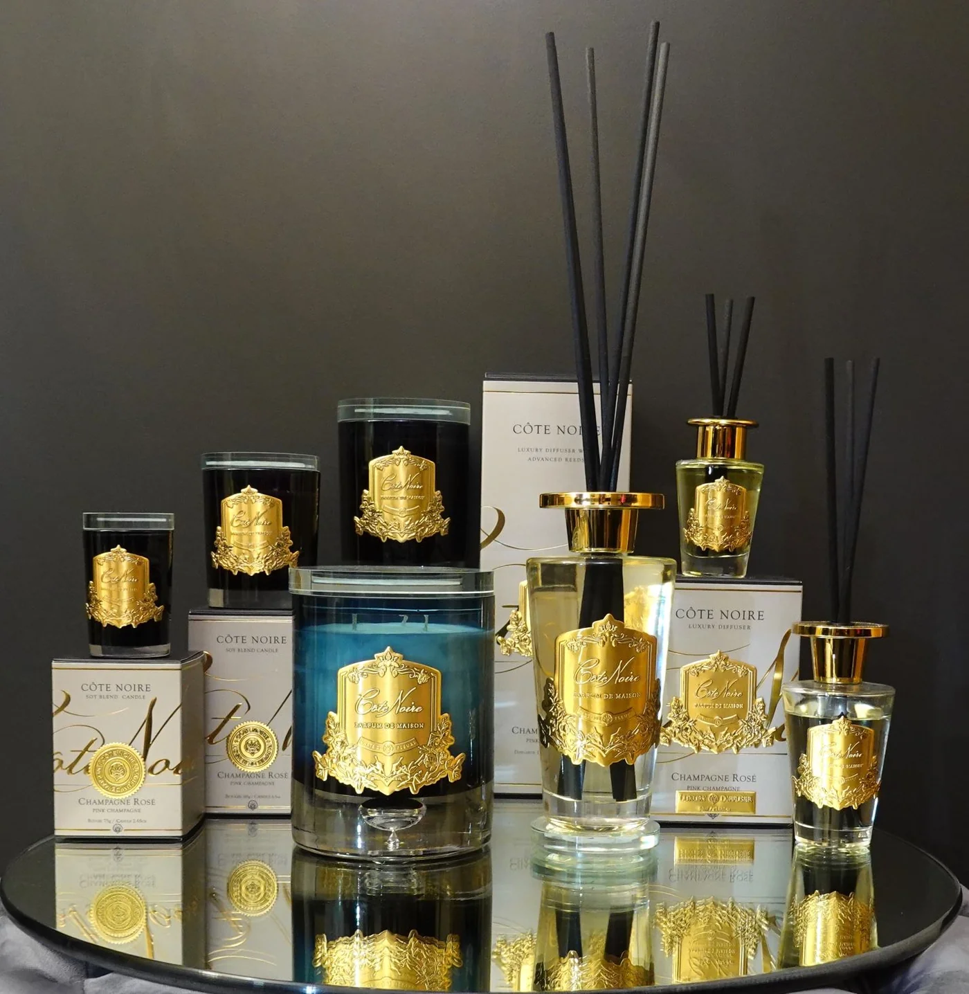 Cote Noire 100ml Gold Diffuser Pink Champagne