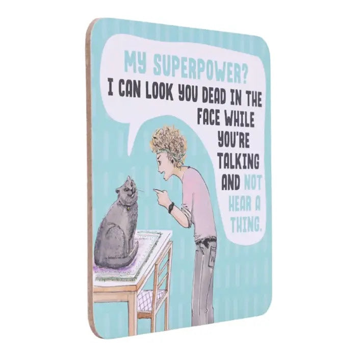 Olive & Co. Superpower Coaster