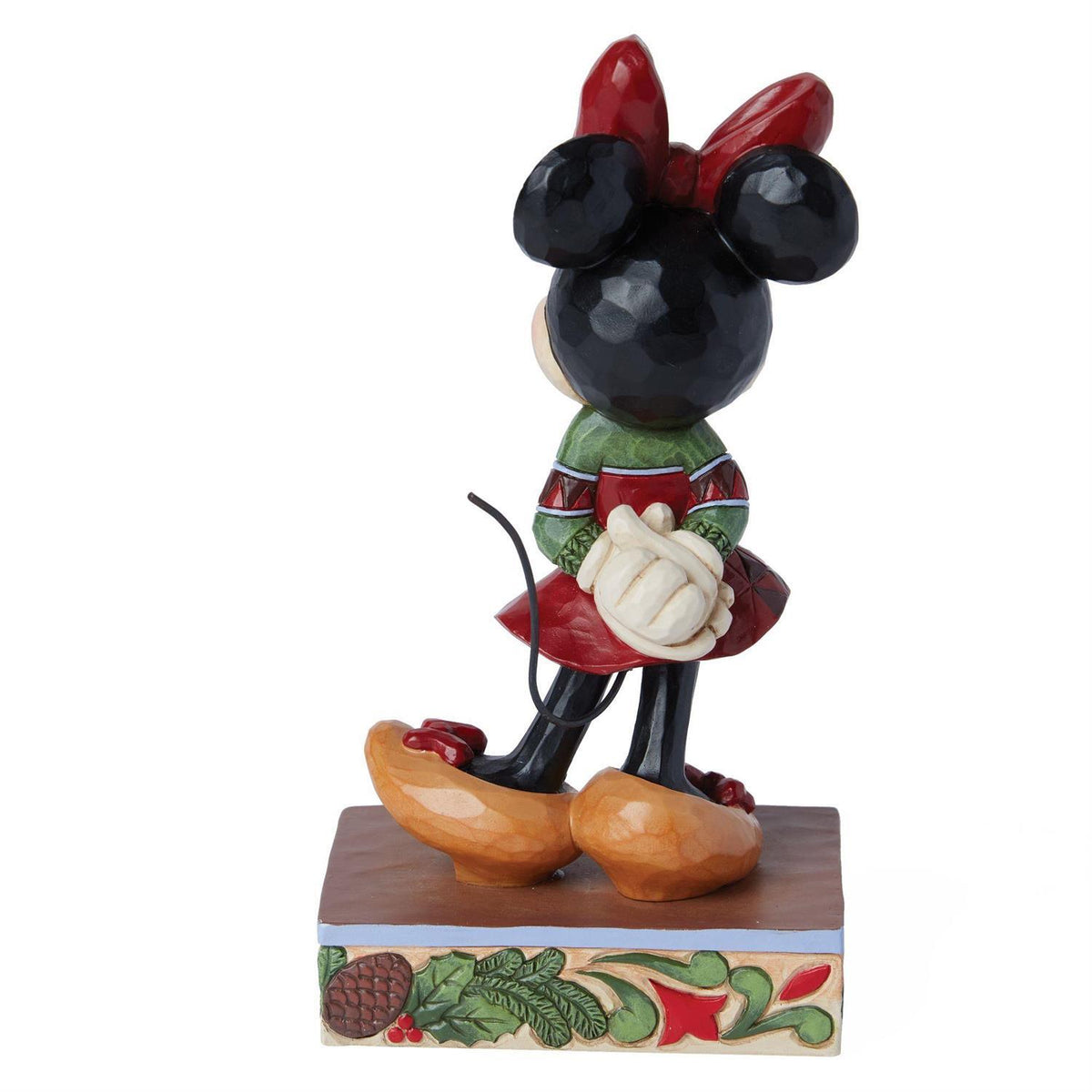 DISNEY TRADITIONS BY JIM SHORE MINNIE CHRISTMAS SWEATER 13CM