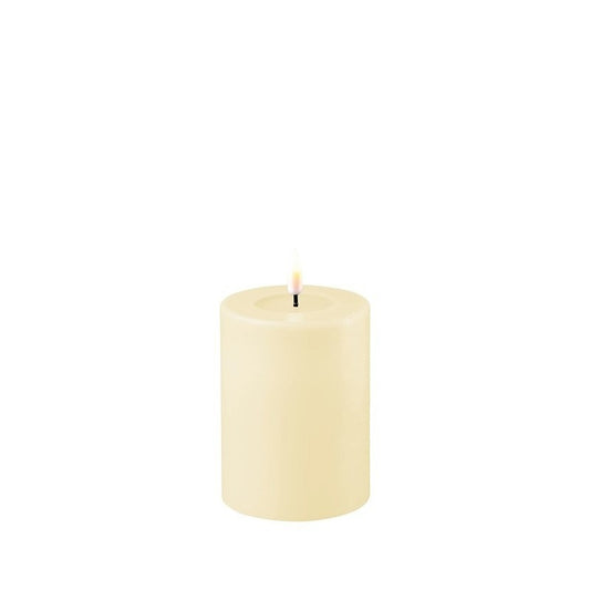 DELUXE HOMEART CREAM LED CANDLE 7.5CM
