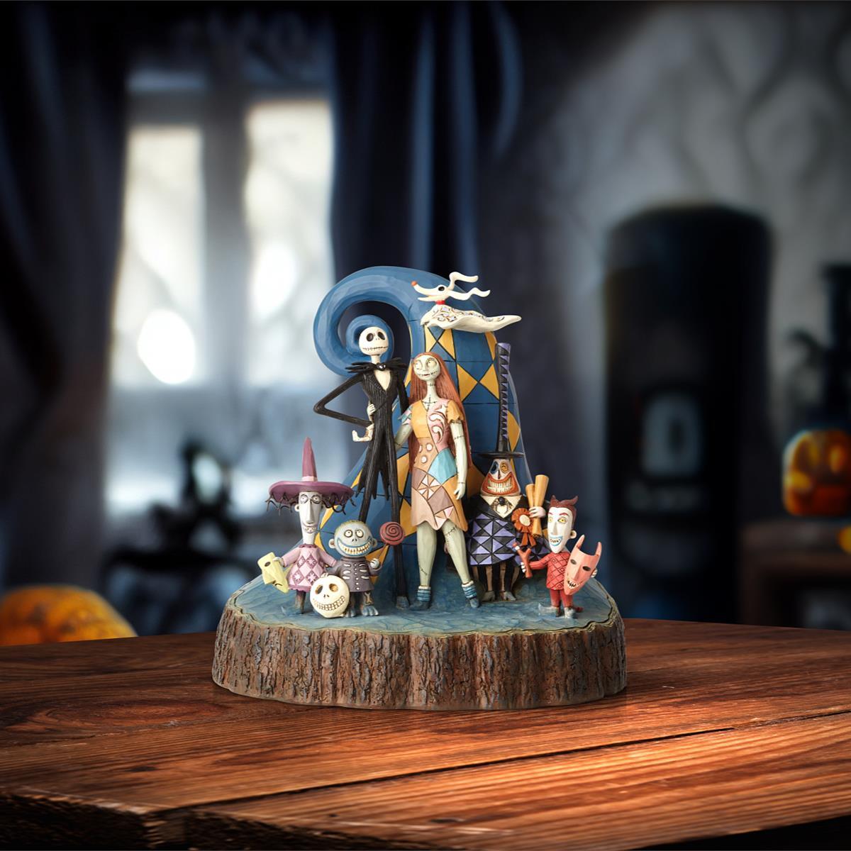 DISNEY TRADITIONS BY JIM SHORE NIGHTMARE BEFORE CHRISTMAS CARVED BY HEART 20CM
