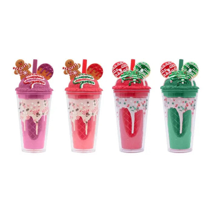 Christmas Sorbet Sipper Cup Donut Red