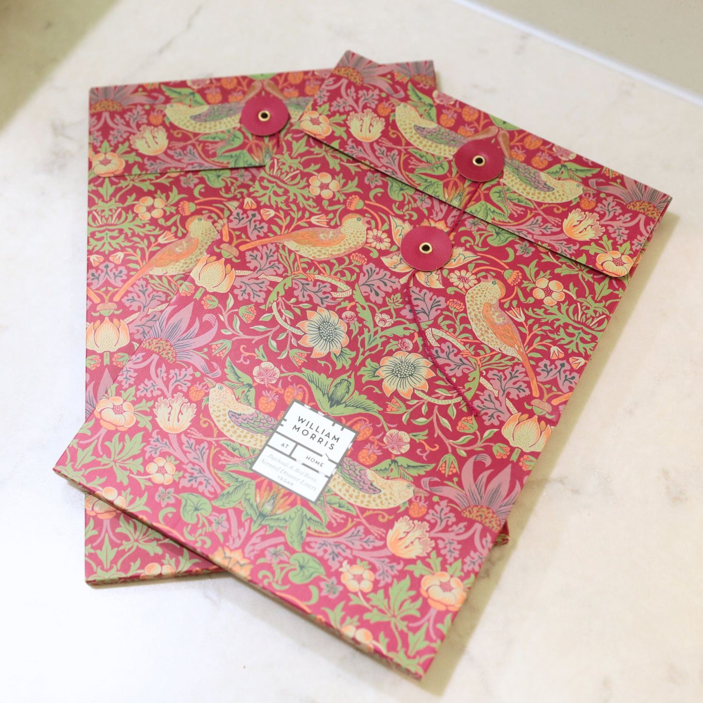 William Morris at Home Strawberry Thief Scented Drawer Liners