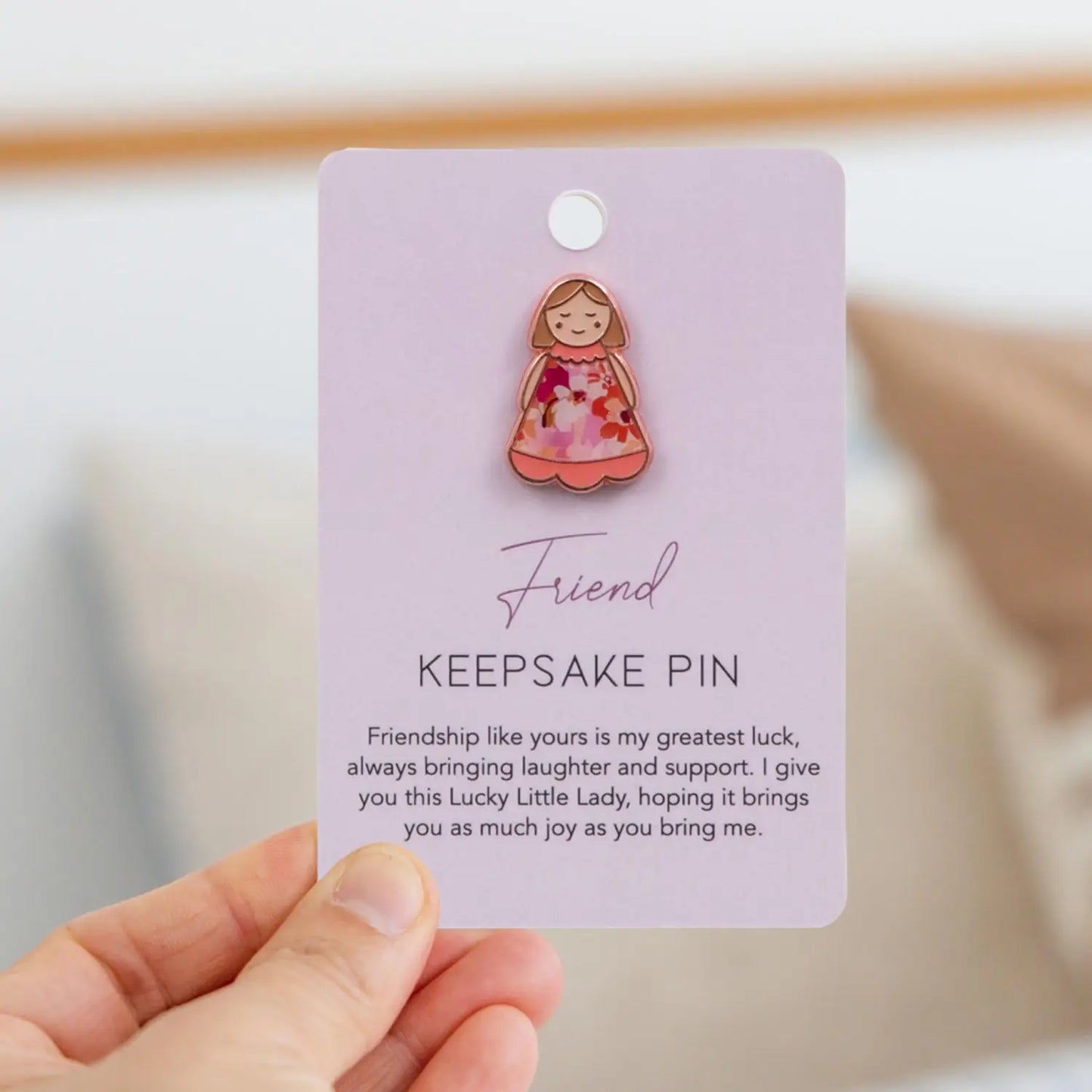 Keepsake Pin Lucky Little Ladies Friend