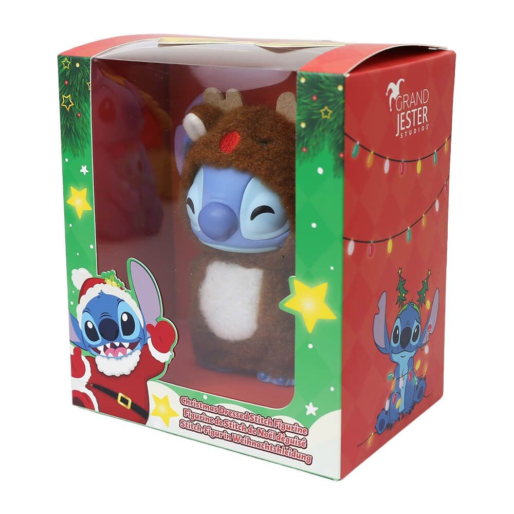 Disney Grand Jester Studio’s Stitch In Reindeer Outfit Figurine