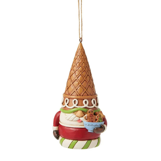 HEARTWOOD CREEK HANGING ORNAMENT GINGERBREAD GNOME 10CM