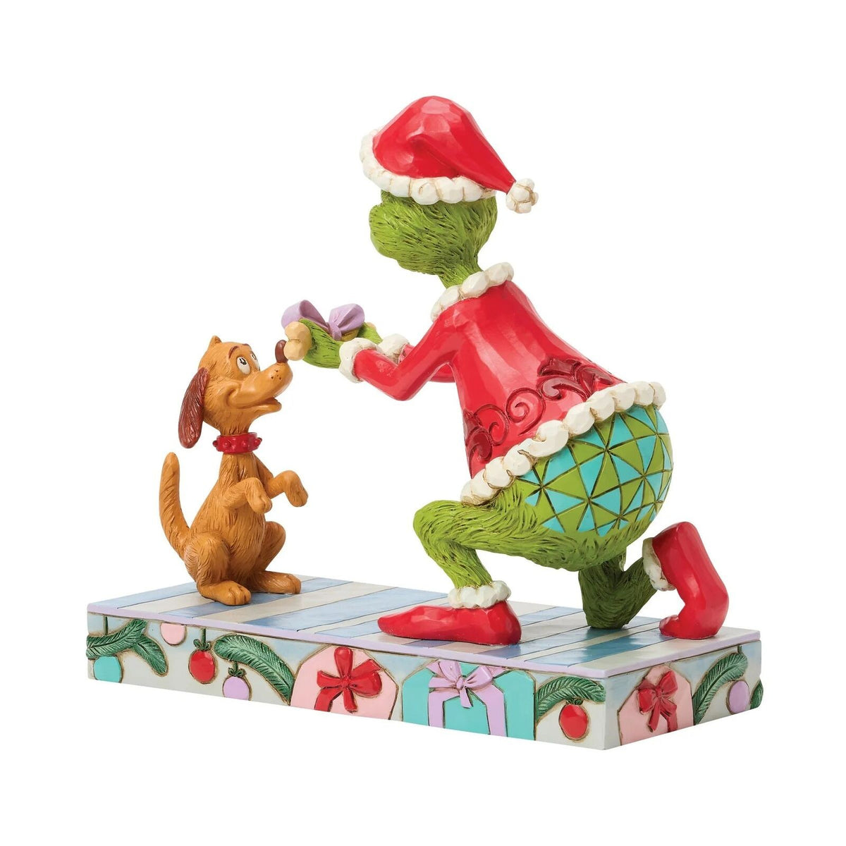 The Grinch By Jim Shore Grinch Giving Max A Bone