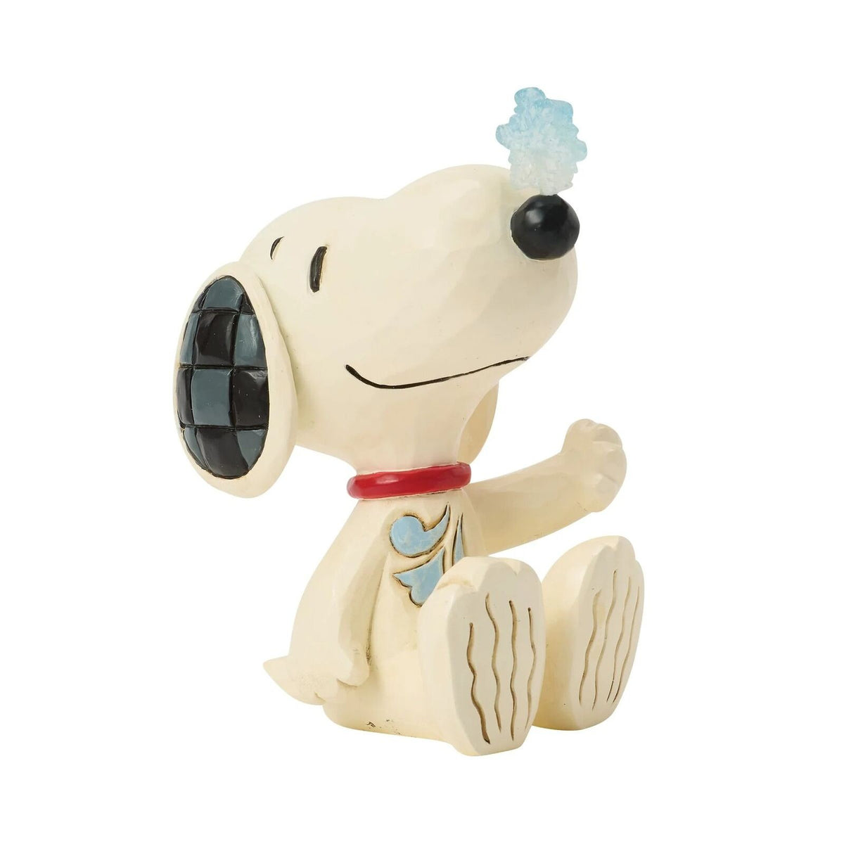 Peanuts By Jim Shore Mini Snoopy With Snowflake On Nose