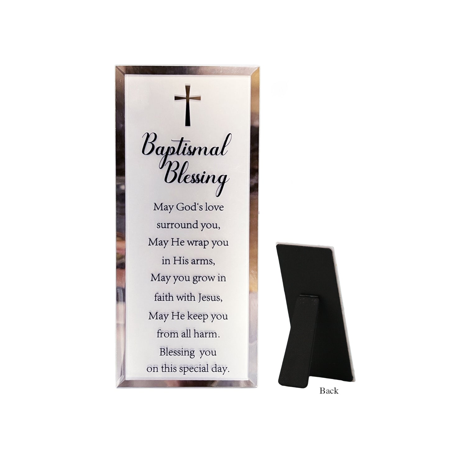 Mirror Plaque Baptismal Blessing