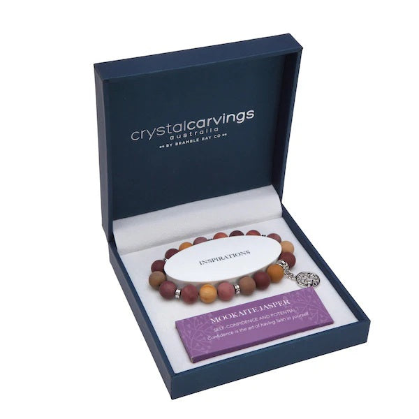 Bramble Bay Bracelet Mookite Matte Tree Of Life Charm