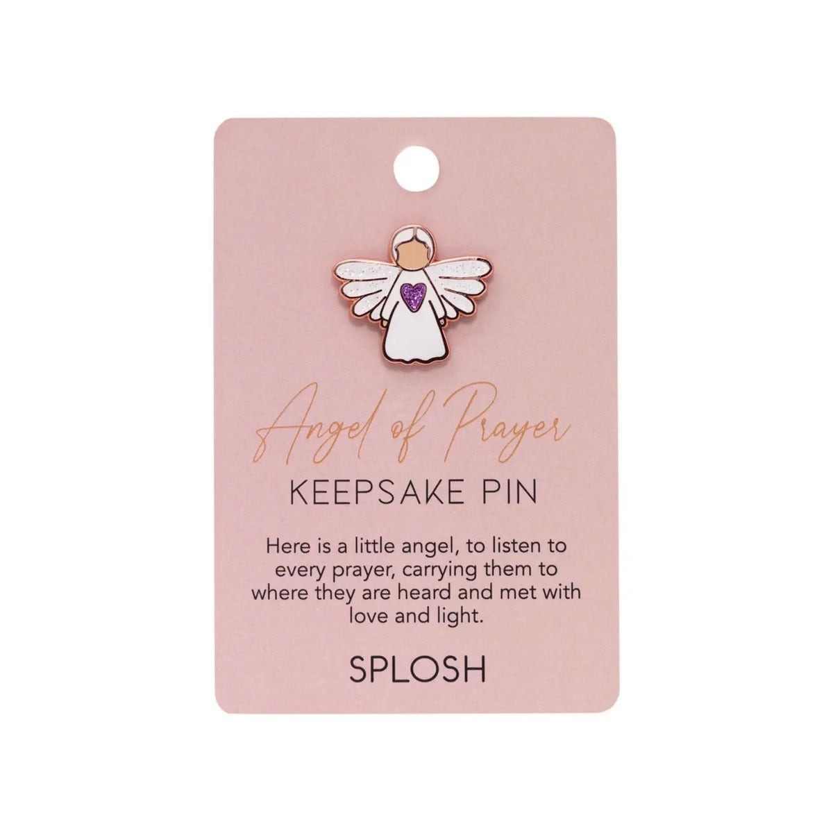 Keepsake Pin Angel Of Prayer