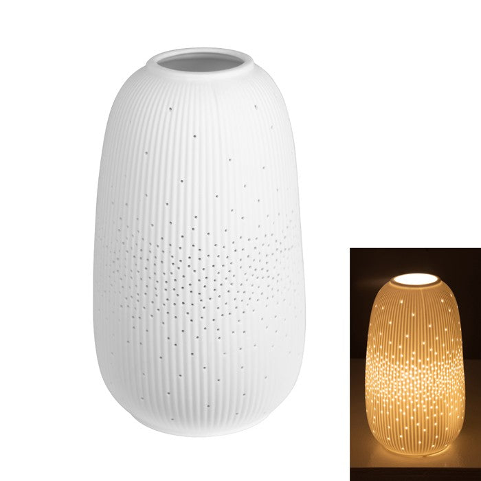 Porcelain Bisque Bullet Lamp Small