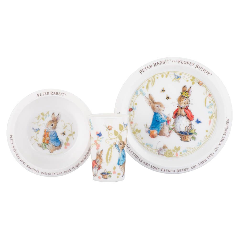 PETER RABBIT 3PC MEALTIME DINNER SET