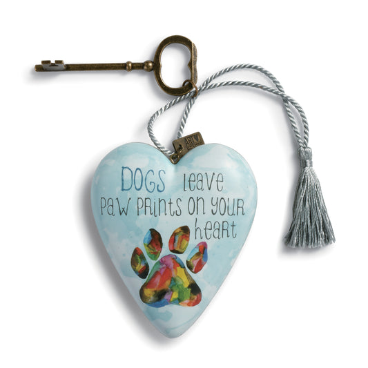 ART HEART PAW PRINTS